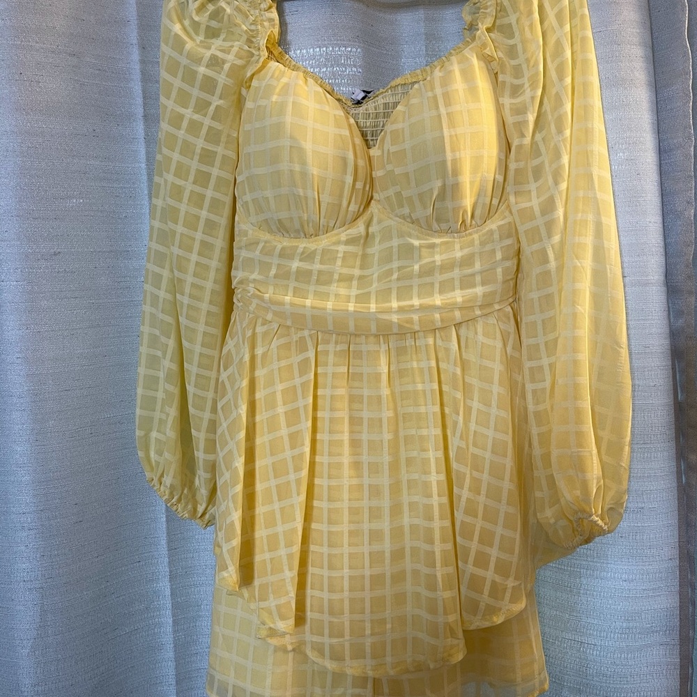 Yellow Fashion Nova Romper